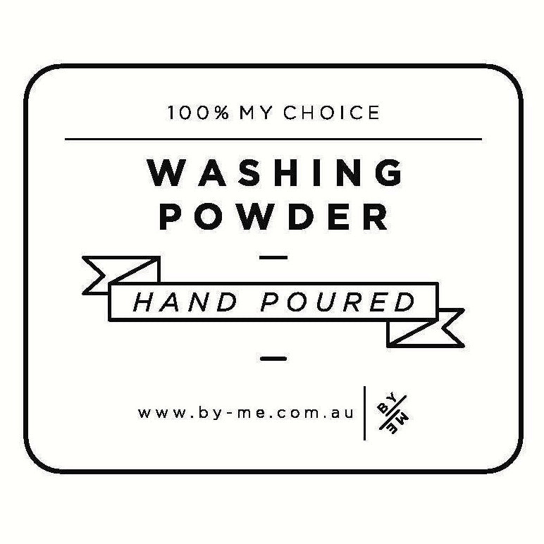 SMALL Washing Powder Label – White image 0