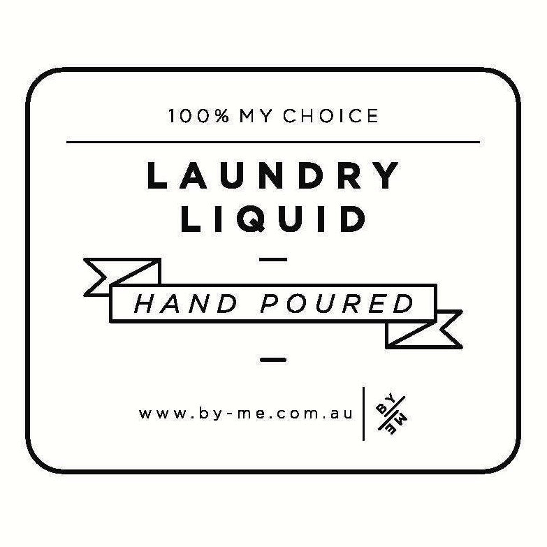 LARGE Laundry Liquid Decal – White image 0