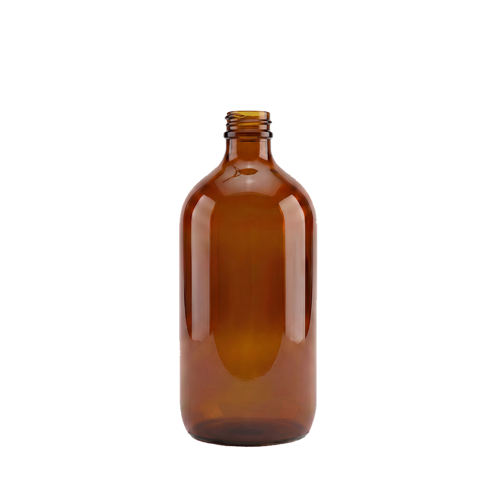 500ml Amber Boston Bottle
