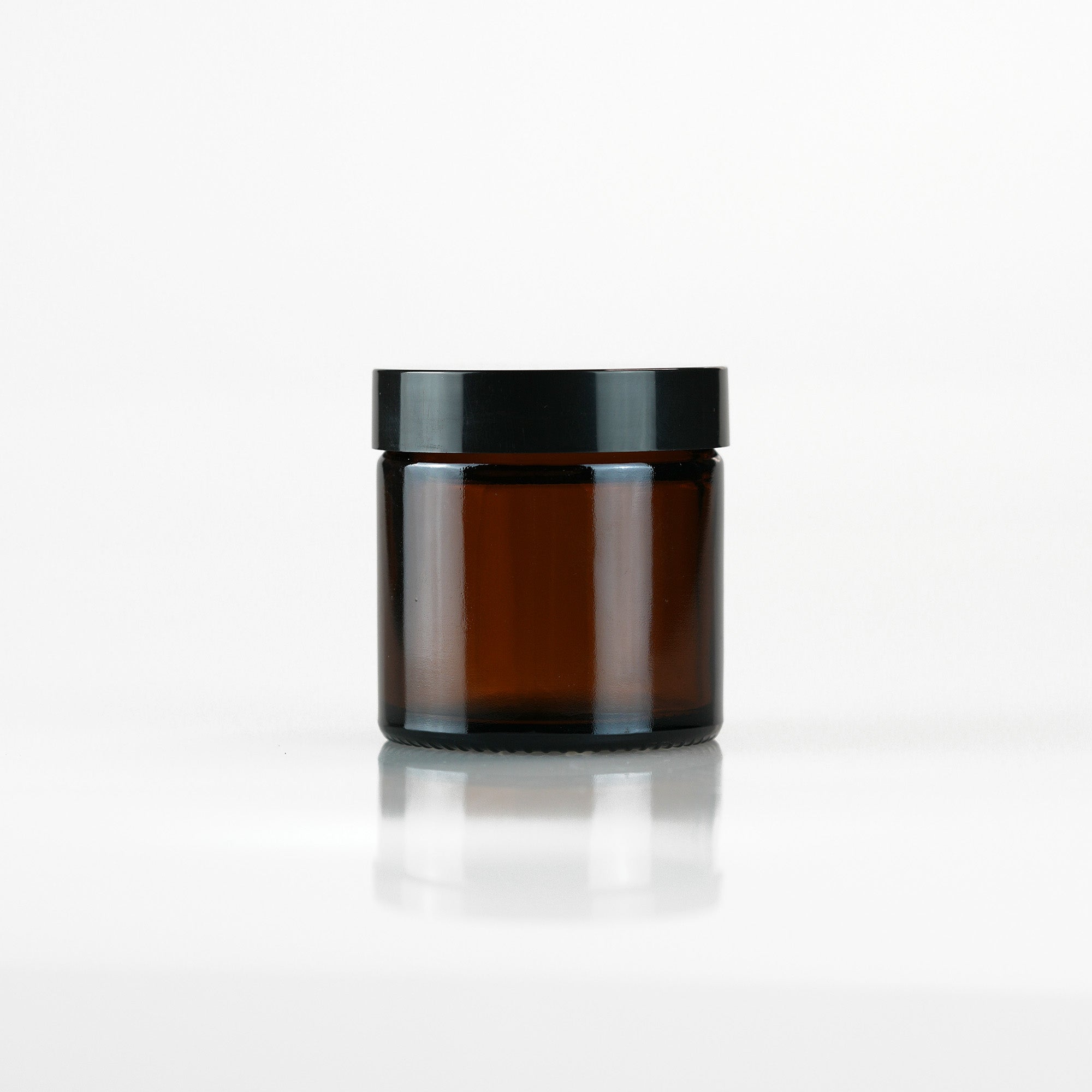 60ml Amber Glass Jar + Cap