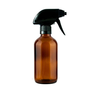 250ml Amber Glass Midi Spray Bottle with BPA Free Trigger Spray image 0