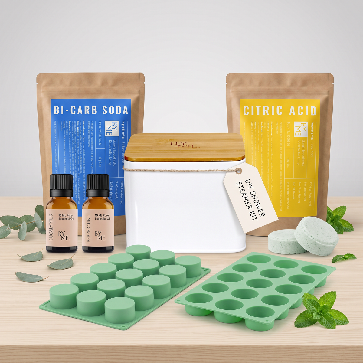 DIY Shower Steamer Gift Tin