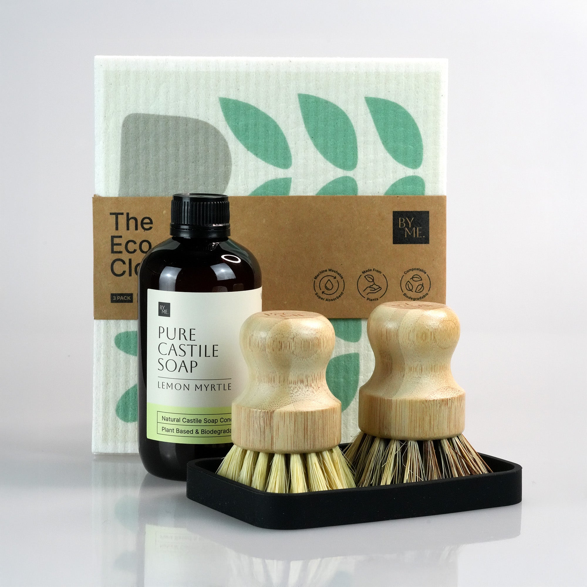Castile Soap & Scrub Kit - Black