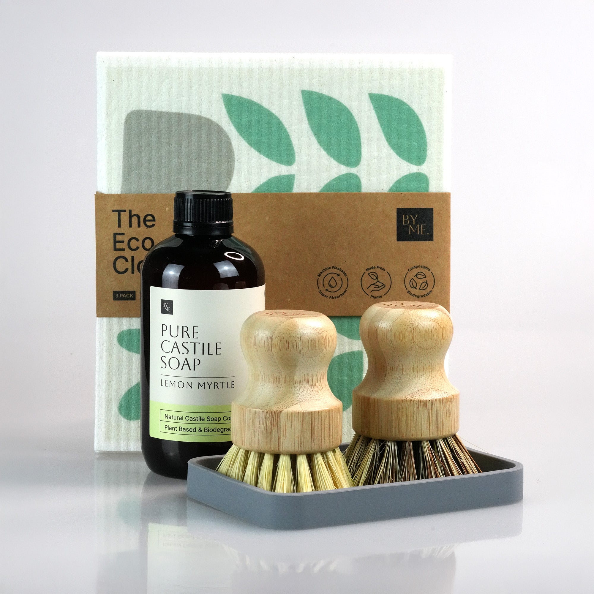 Castile Soap & Scrub Kit - Grey