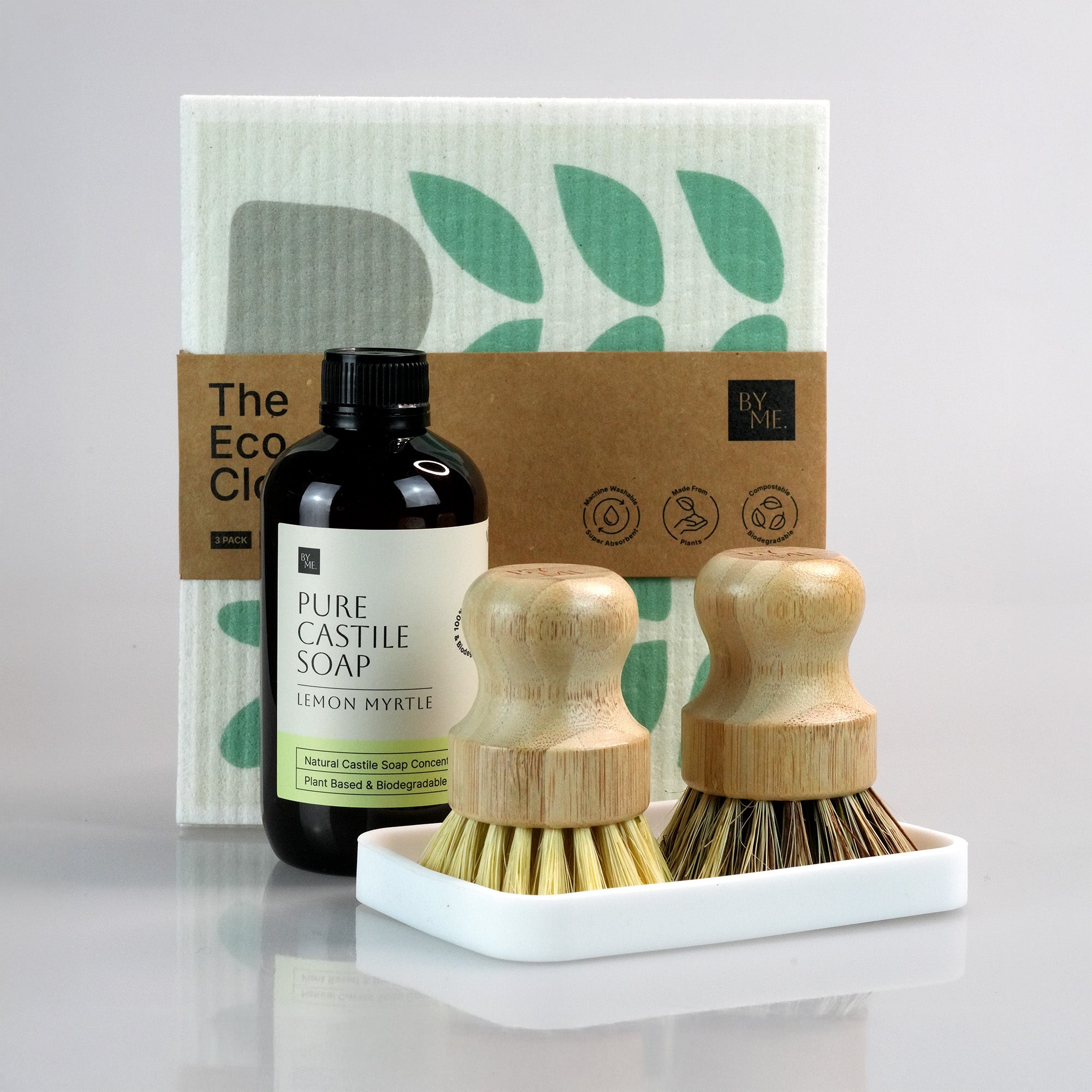 Castile Soap & Scrub Kit - White