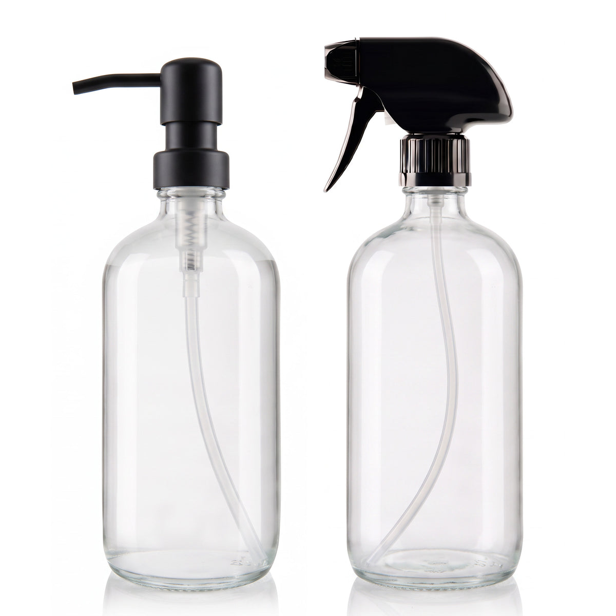 500ml Flint Glass Kitchen Bottle Set