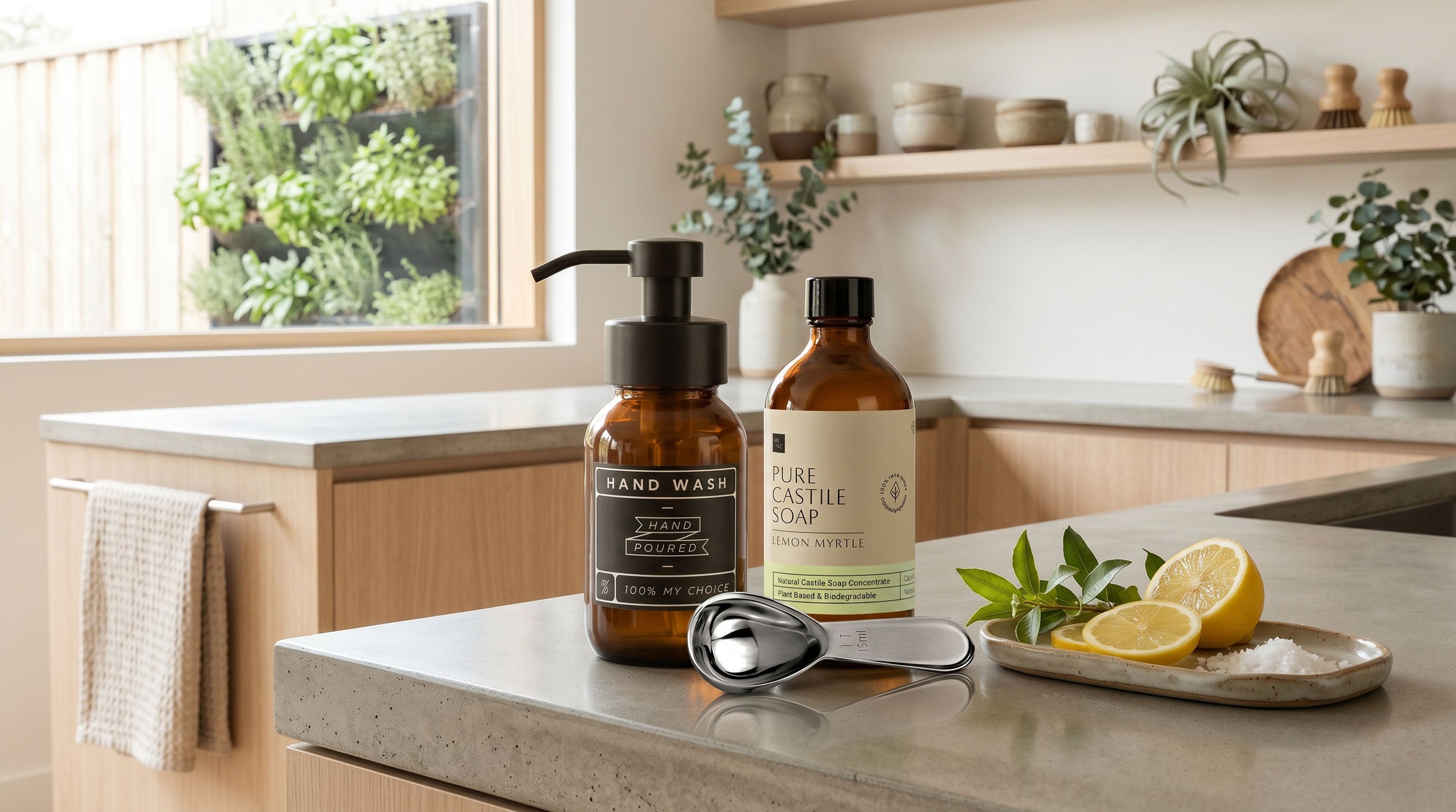 <p>DIY & Low-Tox<br/>Foaming Hand Soap</p>