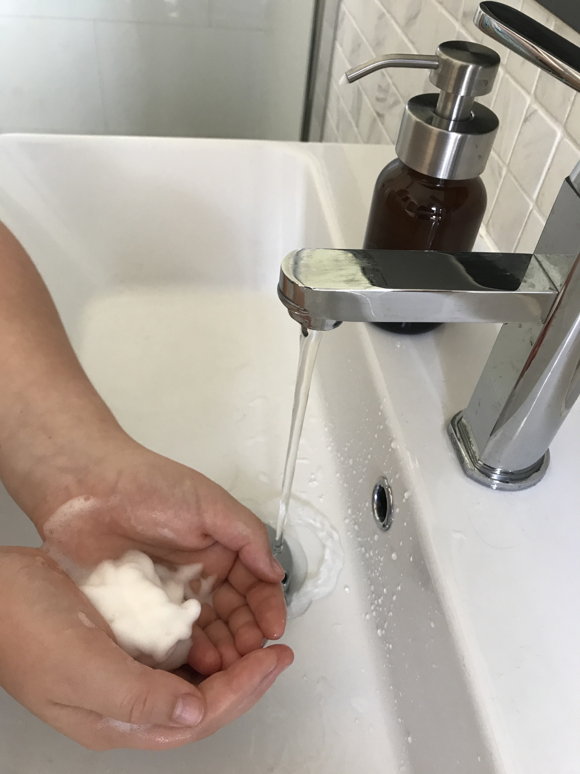 diy foaming hand wash