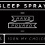 Mini Black Sleep Spray Decal