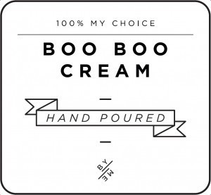 Mini White Boo Boo Cream Decal