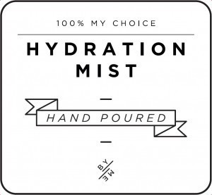 Mini White Hydration Mist Decal