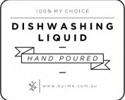 Small White Dishwashing Liquid Decal