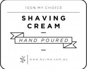 Small White Shaving Cream Decal